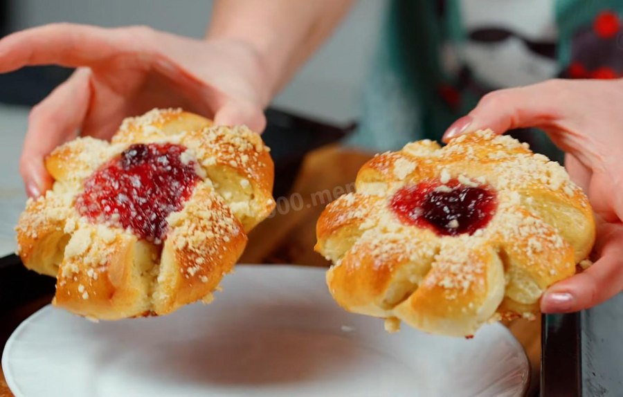 Булочки с крошкой