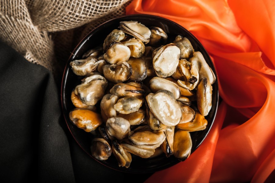 Мясо мидий в масле 500 гр