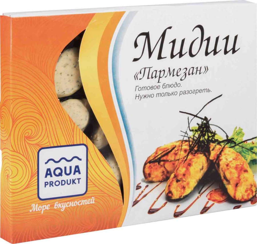 Мидии аквапродукт 180г в соусе