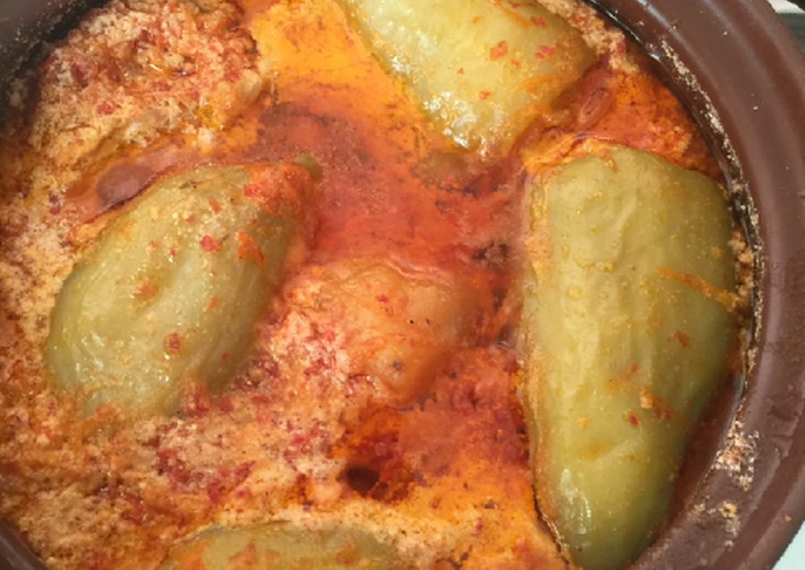 Перец фаршированный лодочками в духовке