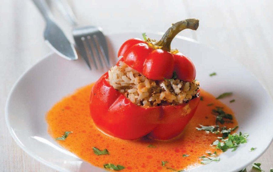 Перчики болгарские фаршированные
