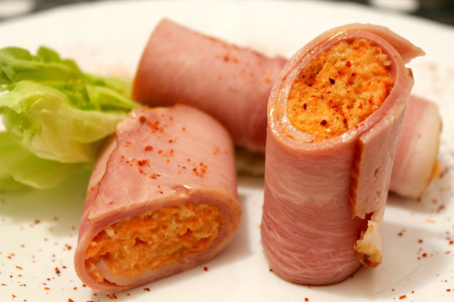 Рулеты с ветчиной