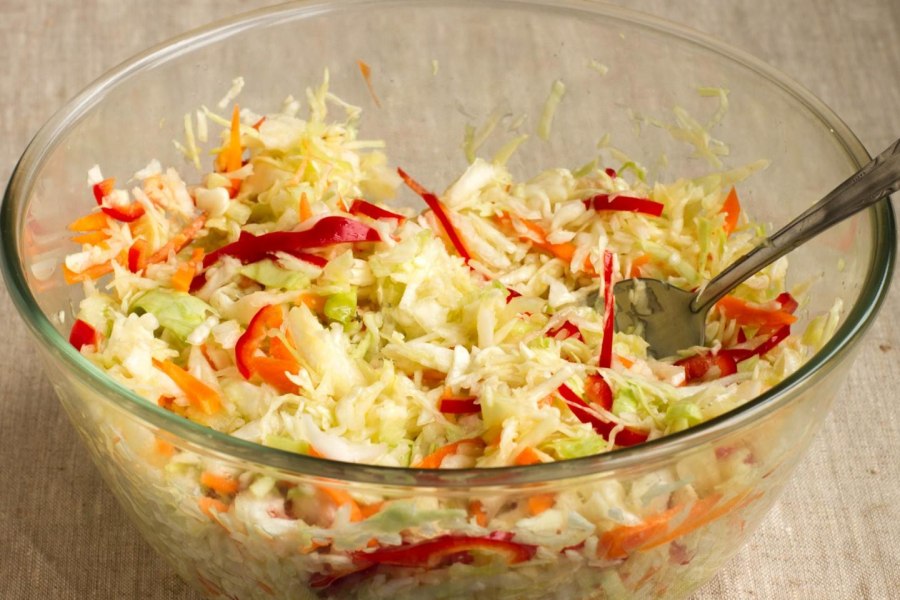 Капуста «Провансаль» со сладким перцем