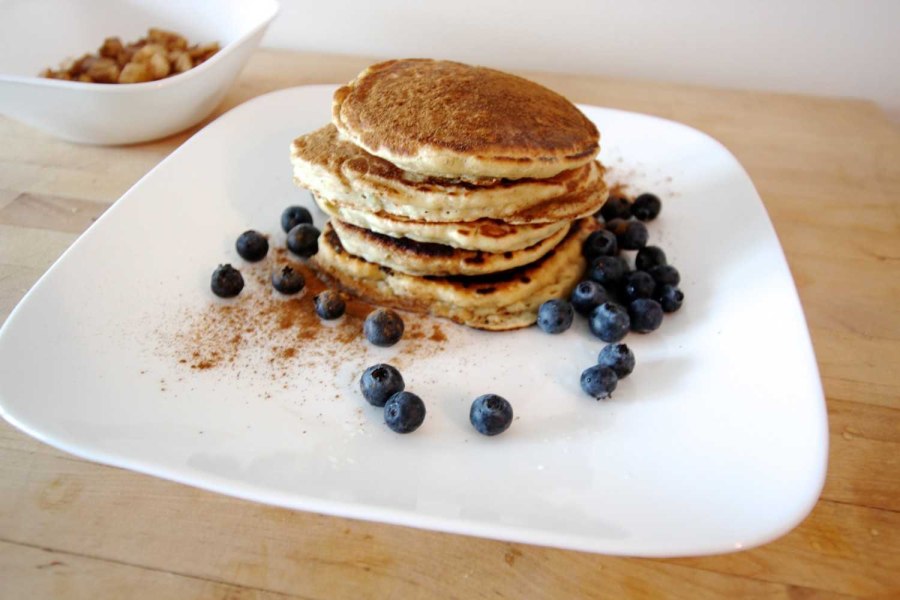 Овсяный панкейк