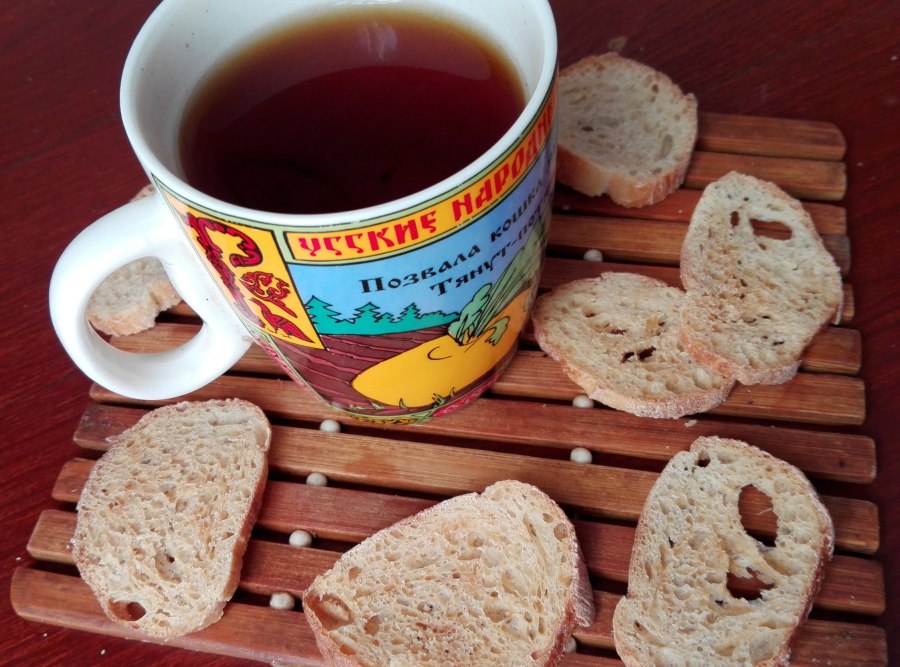 Сухарики из черного хлеба марка