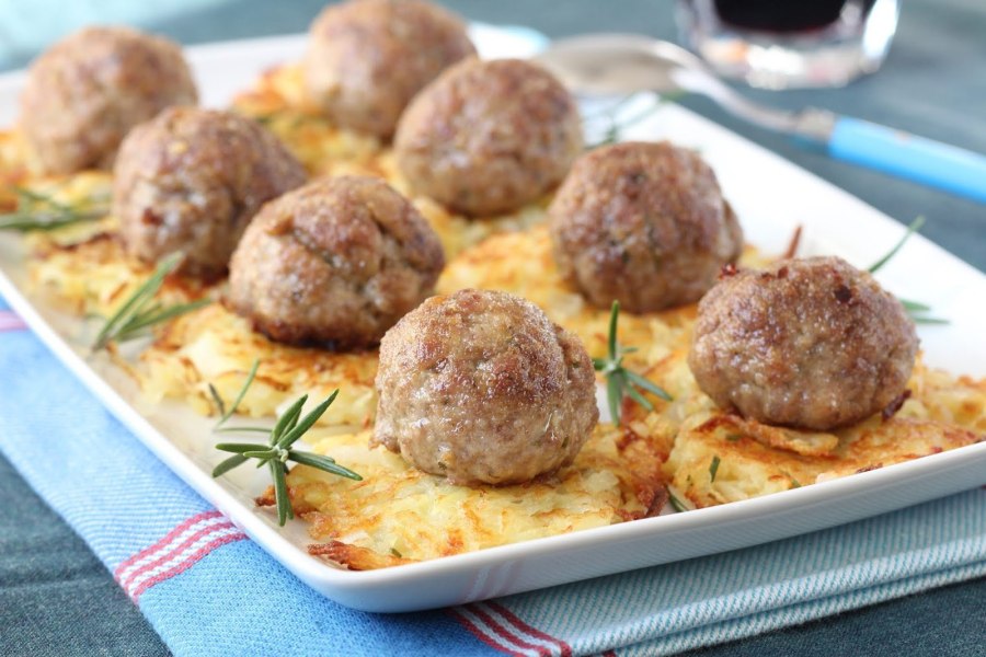 Ёжики с картошкой