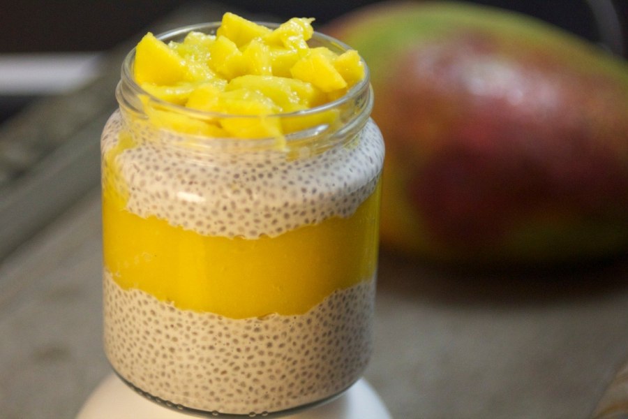 Семена чиа пудинг