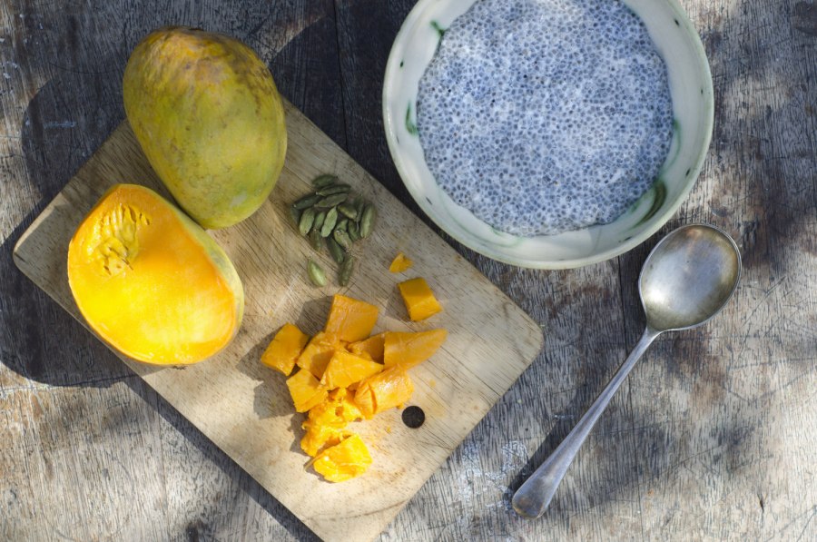 Чиа и кокосовое молоко