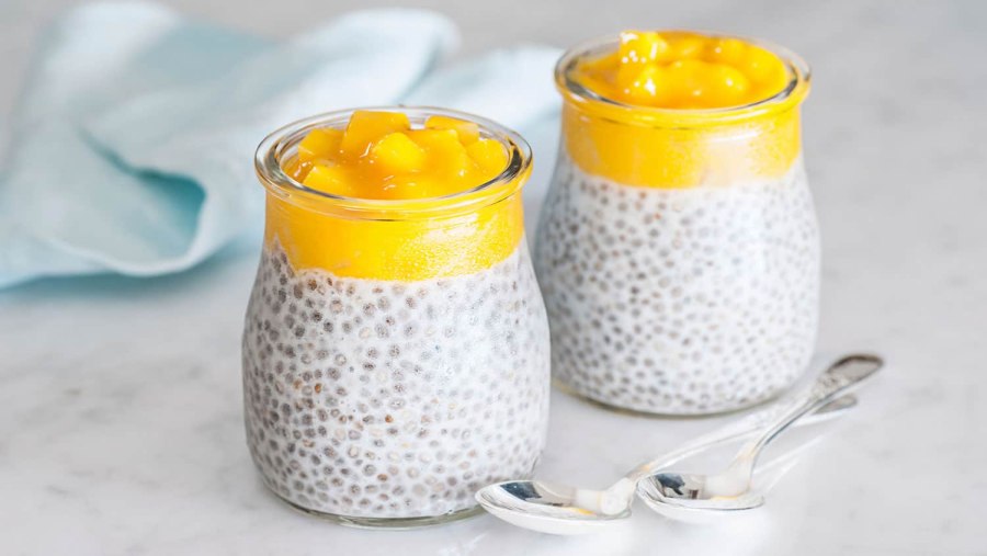 Десерт манго чиа