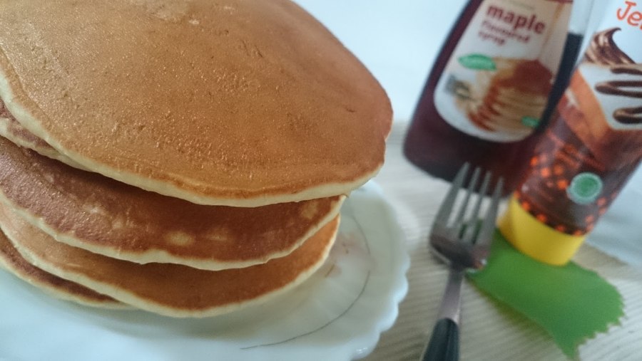 Панкейки на молоке пышные американские