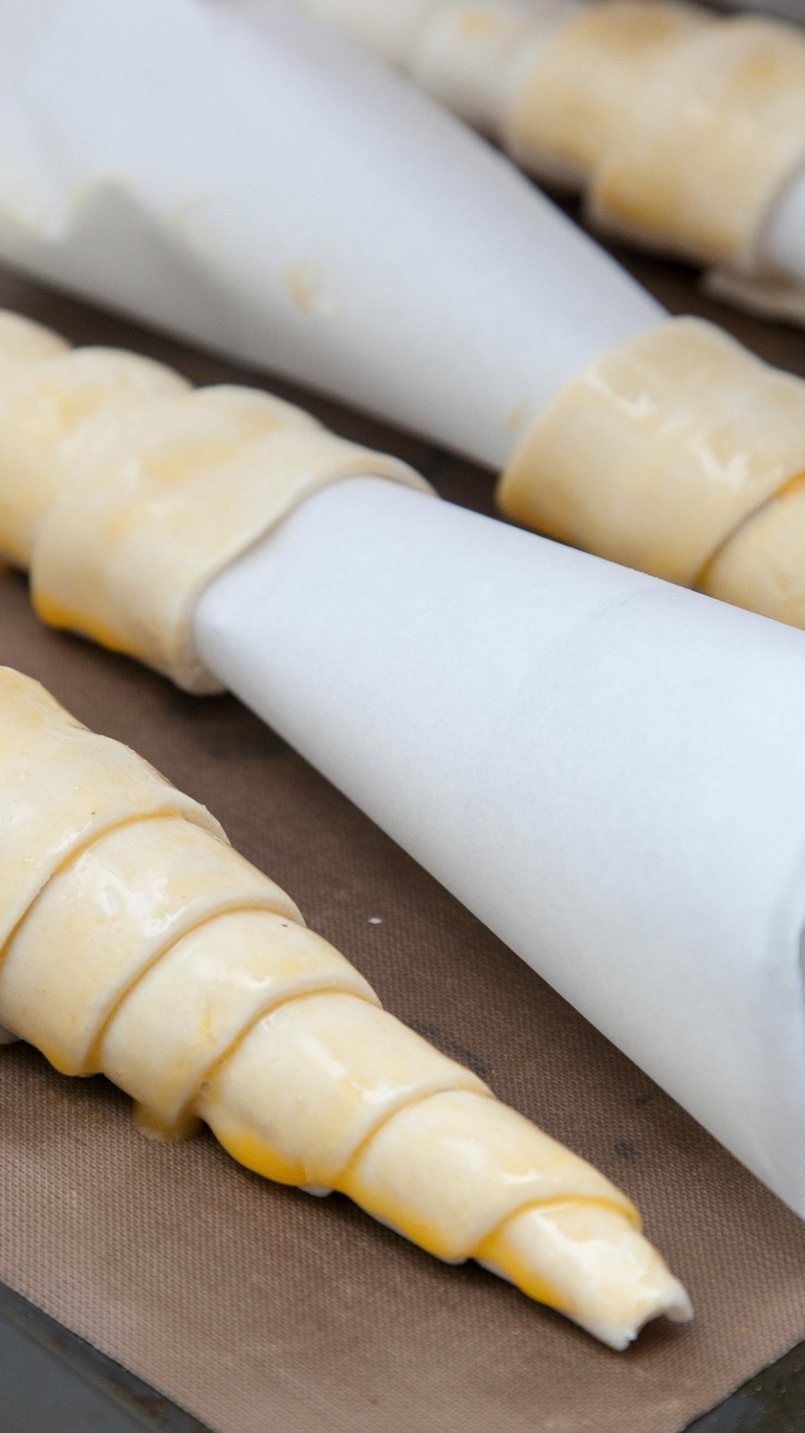 Трубочка с кремом из сливок