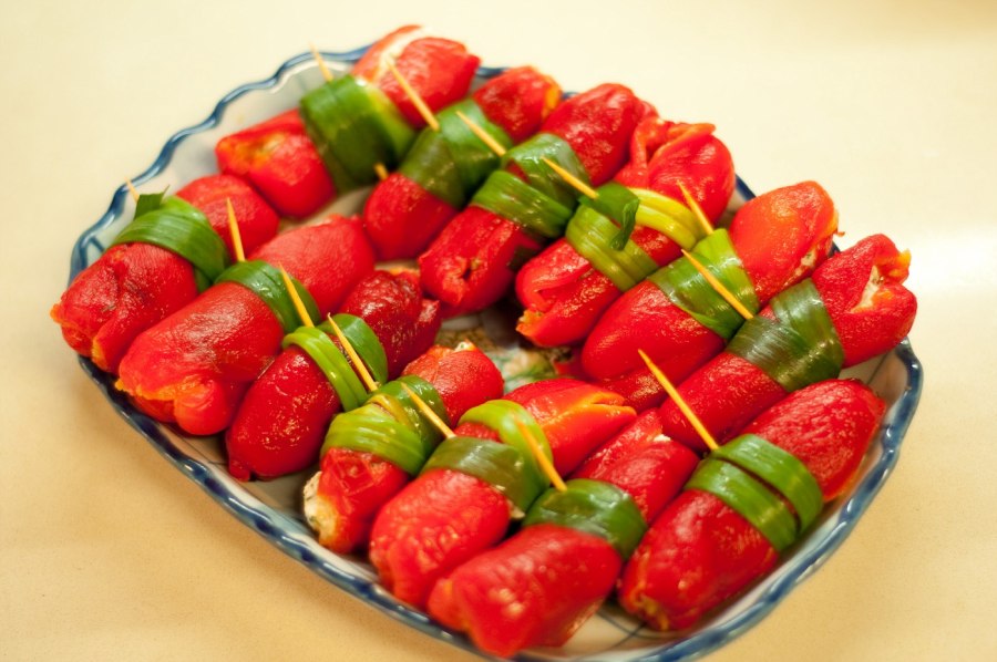 Фаршированные перцы в духовке