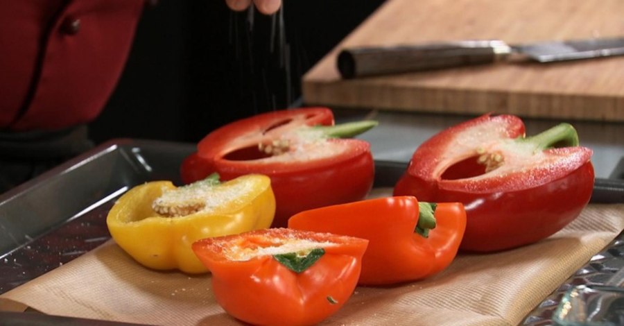 Перец гриль в духовке