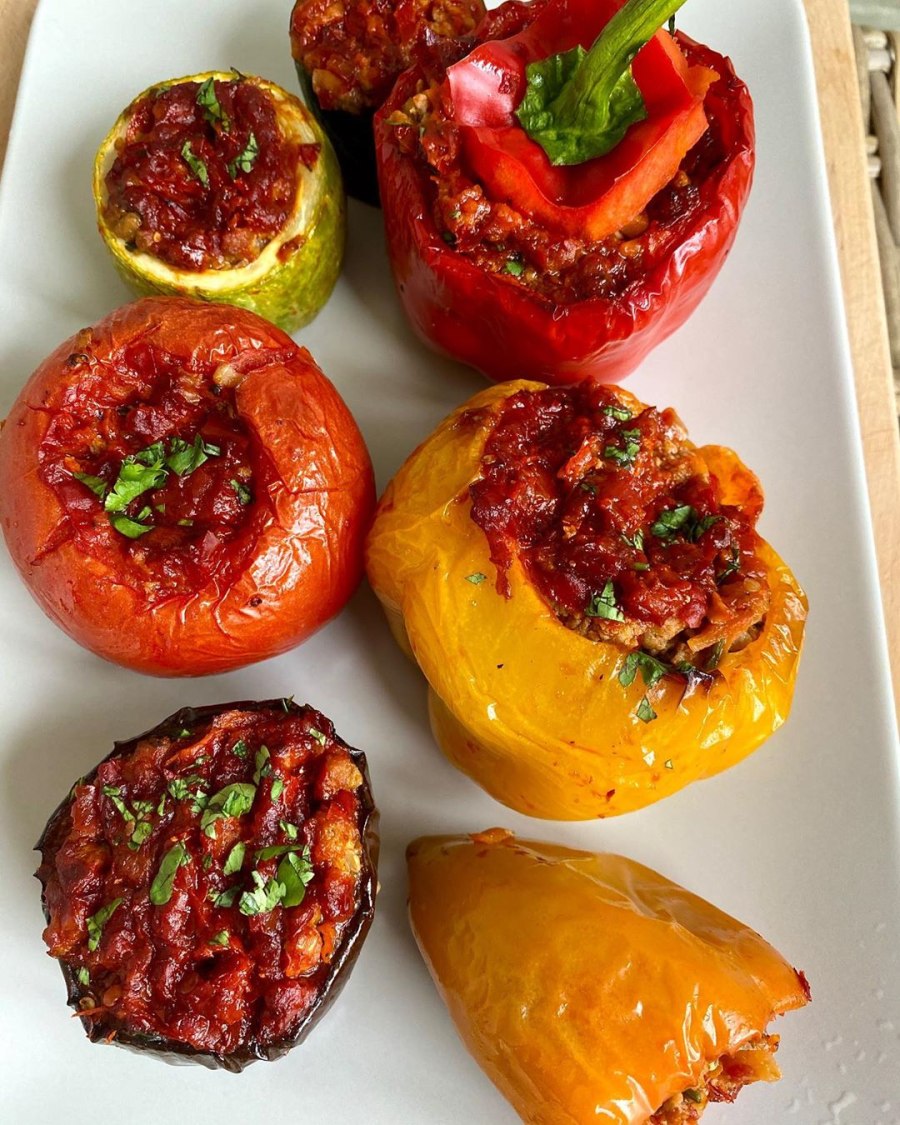 Блюда из перца болгарского в духовке