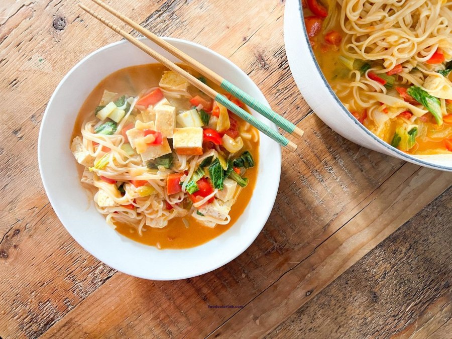 Блюда из лапши вегетарианский