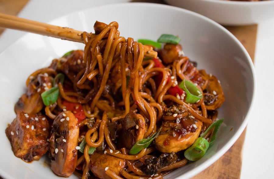 Паста терияки