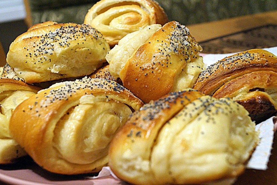 Плюшки с сахаром