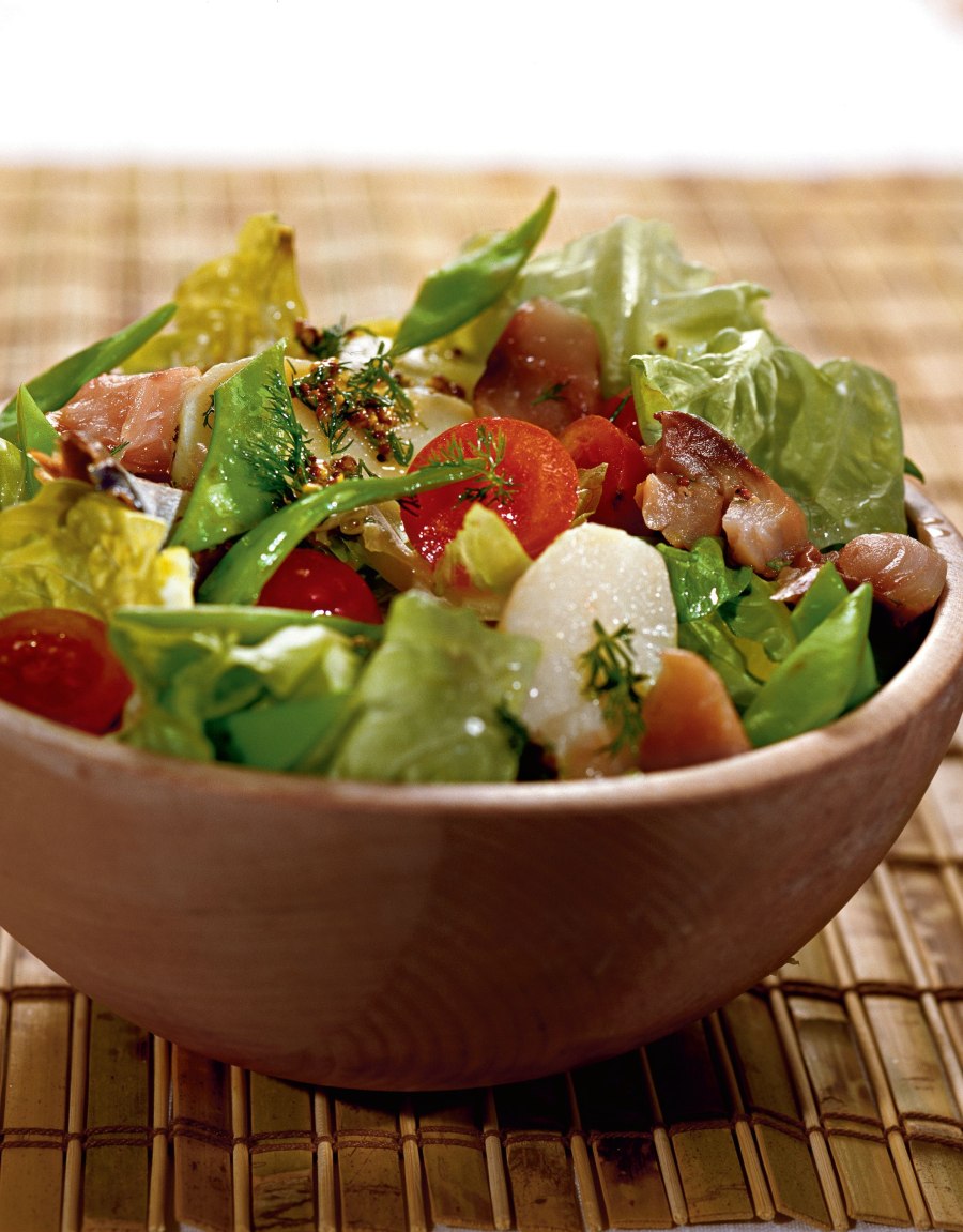 Салат с тунцом и стручковой фасолью