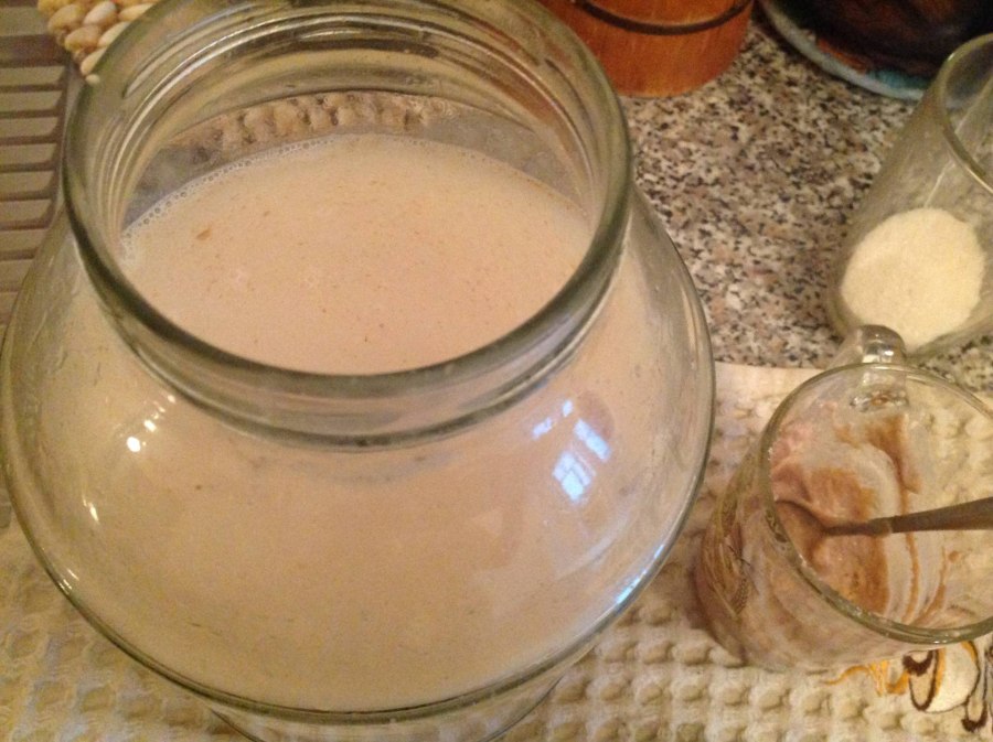 Домашний квас белый