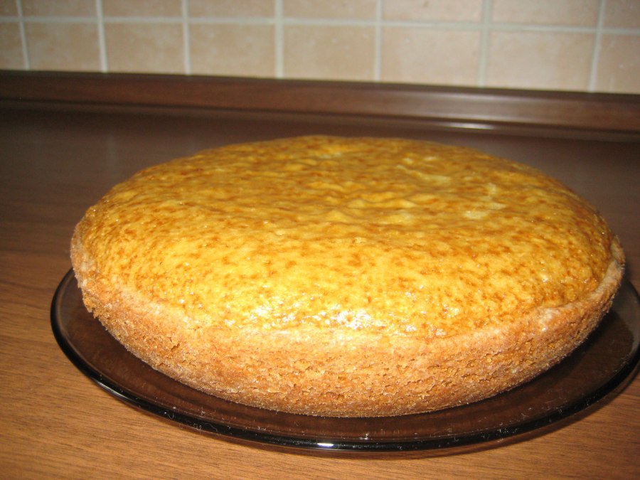 Постный пирог с ягодами