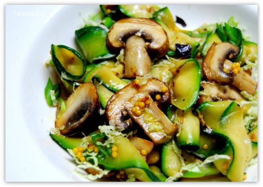 Гратен с кабачками и картофелем