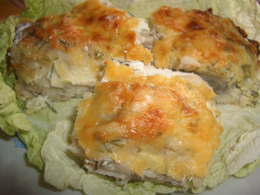 Семга в сливочном соусе