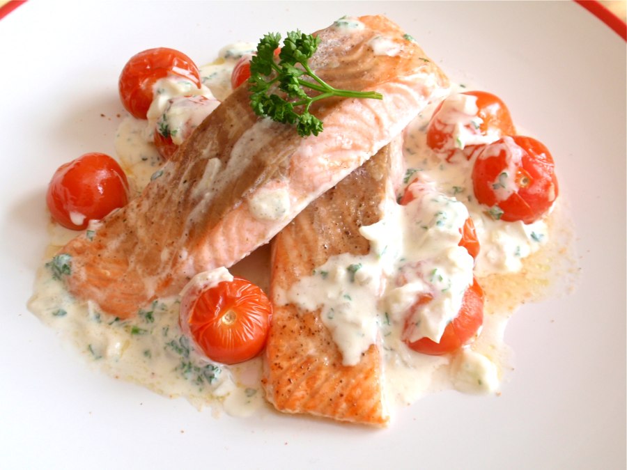 Рыба в сметане