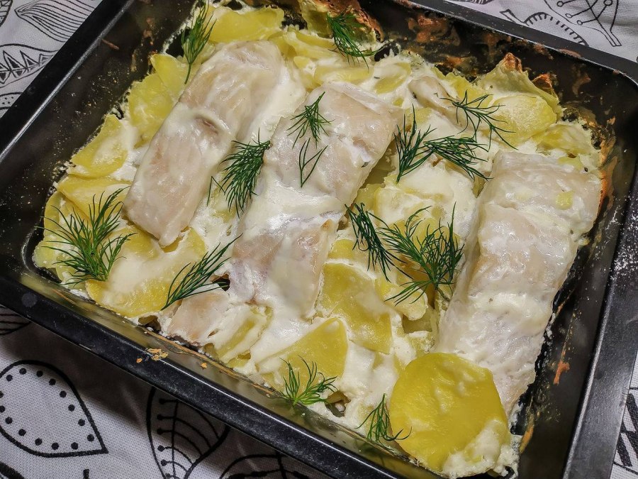 Горбуша запеченная