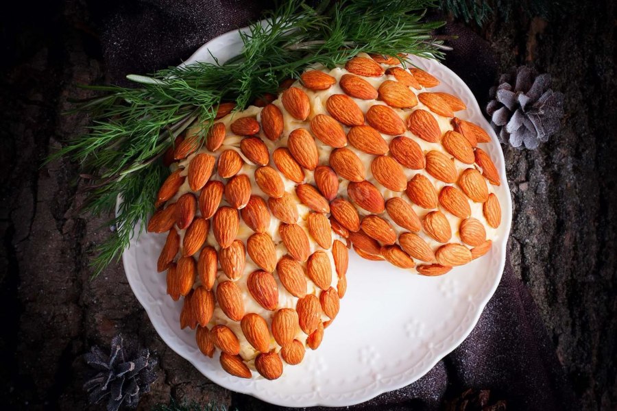 Салат шишка рецепт