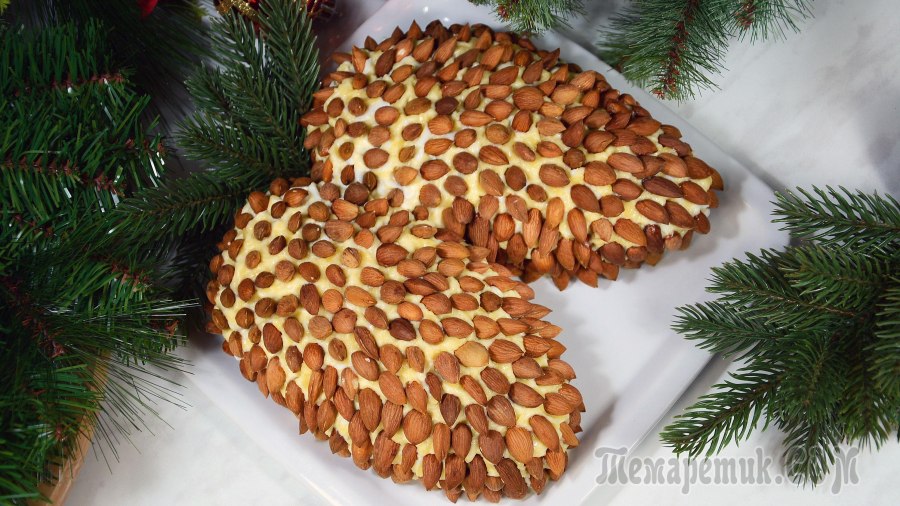 Салат еловые шишки