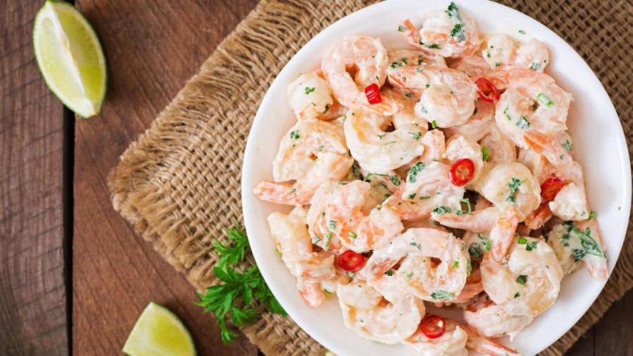 Креветки в маринаде