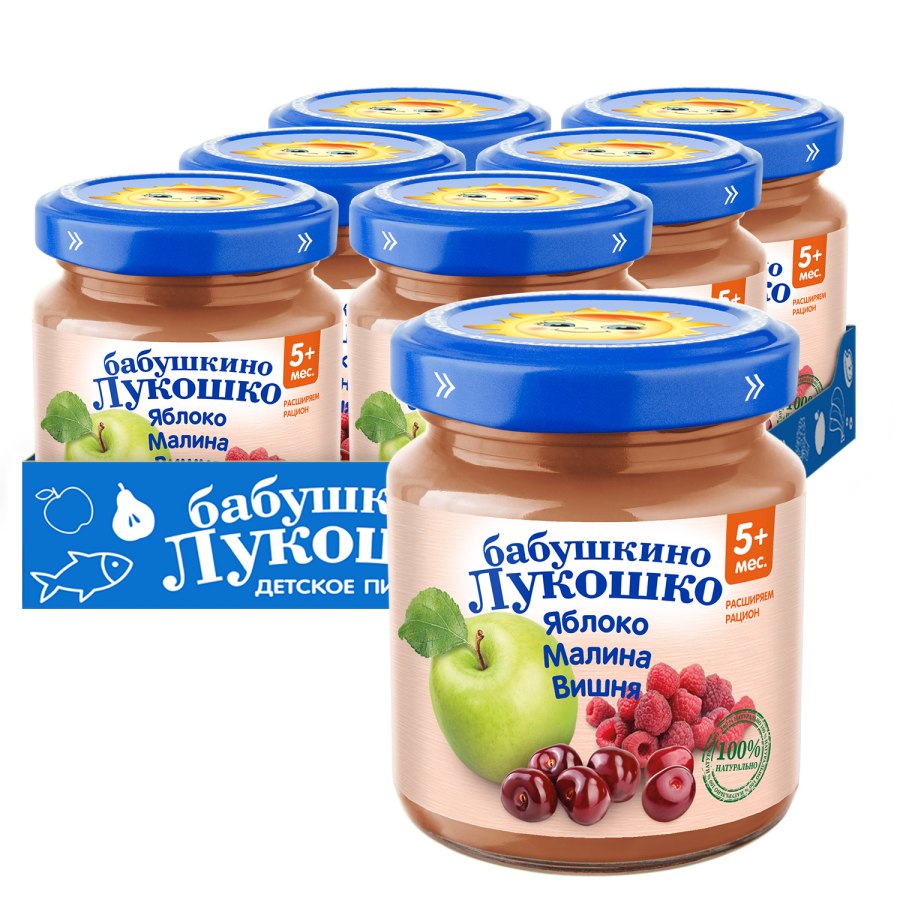 Хайнц яблоко клубника злаки 90г