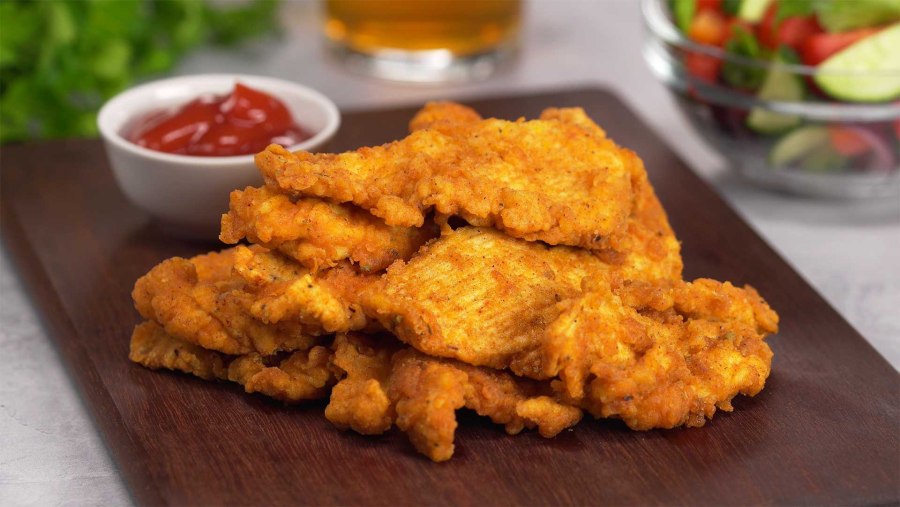 Стрипсы в панировке