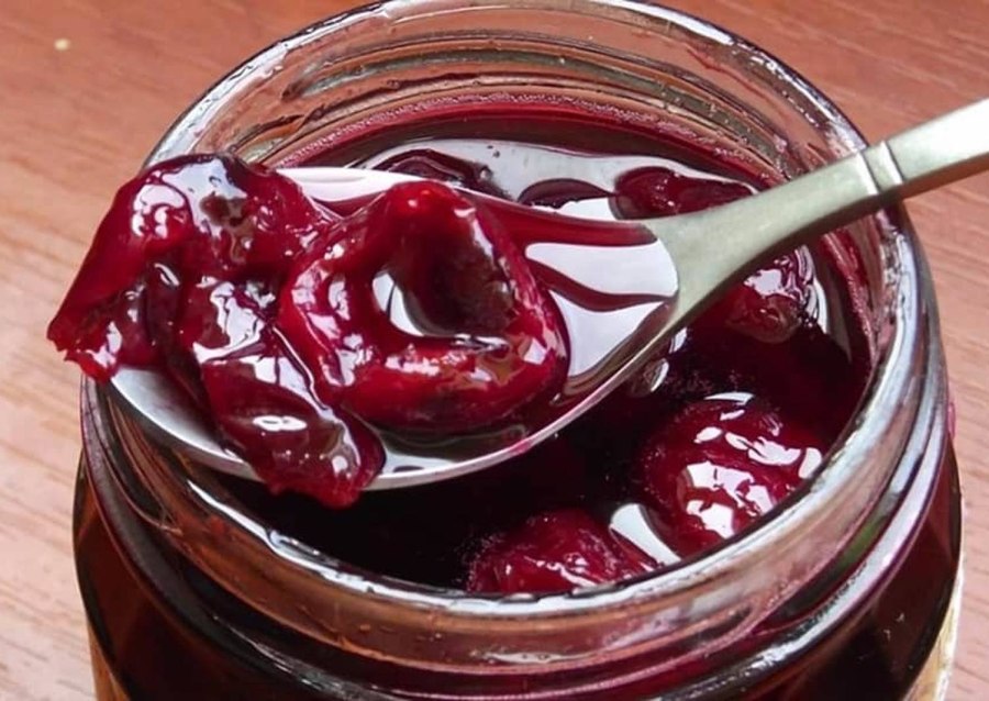 Вишневое варенье-желе