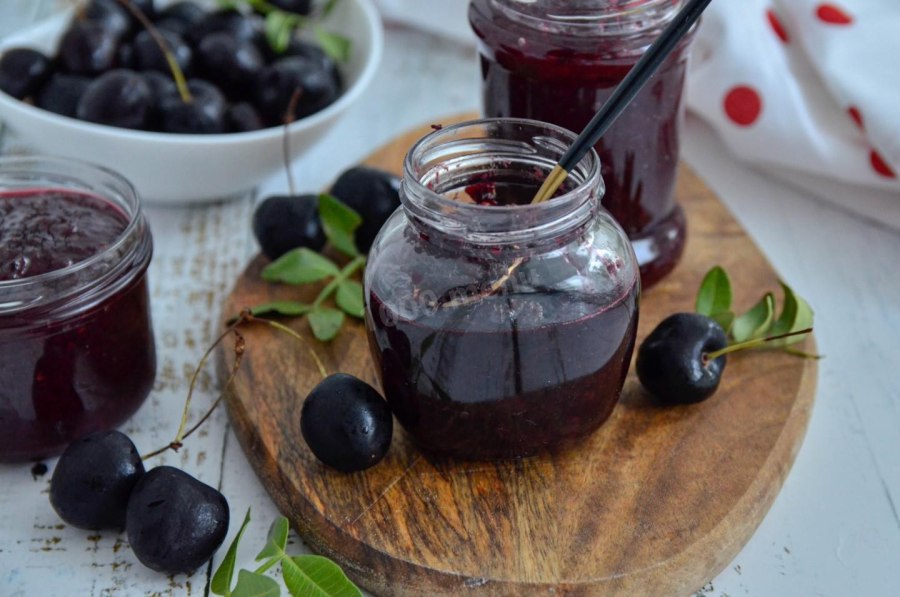 Вишневое варенье с желатином