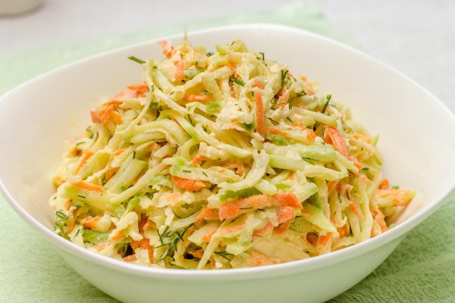 Корейский салат из дайкона