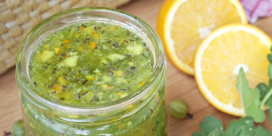 Варенье крыжовник с апельсином