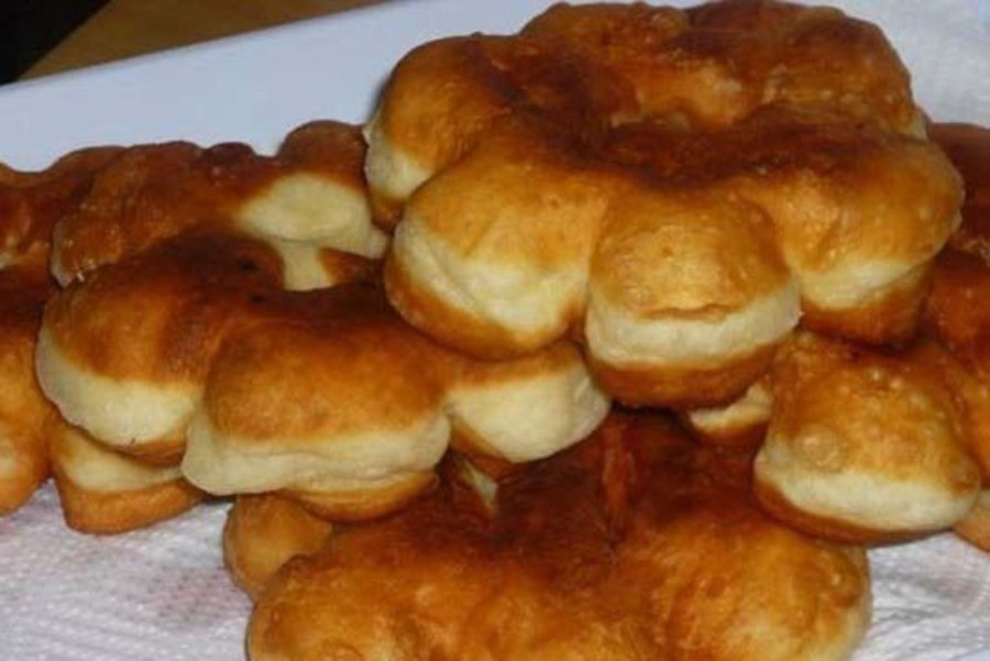 Пышки жареные