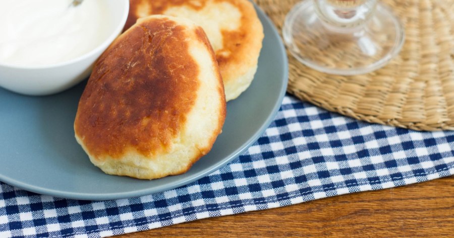 Пышки пресные на молоке