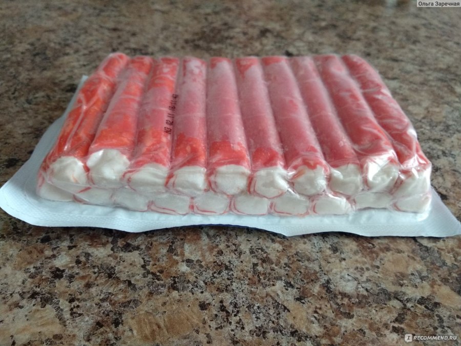 Волокнистые крабовые палочки