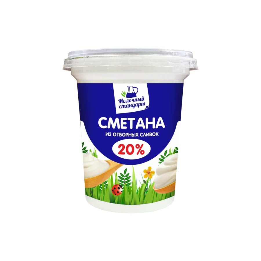 Майкопская молочная продукция сметана 20%