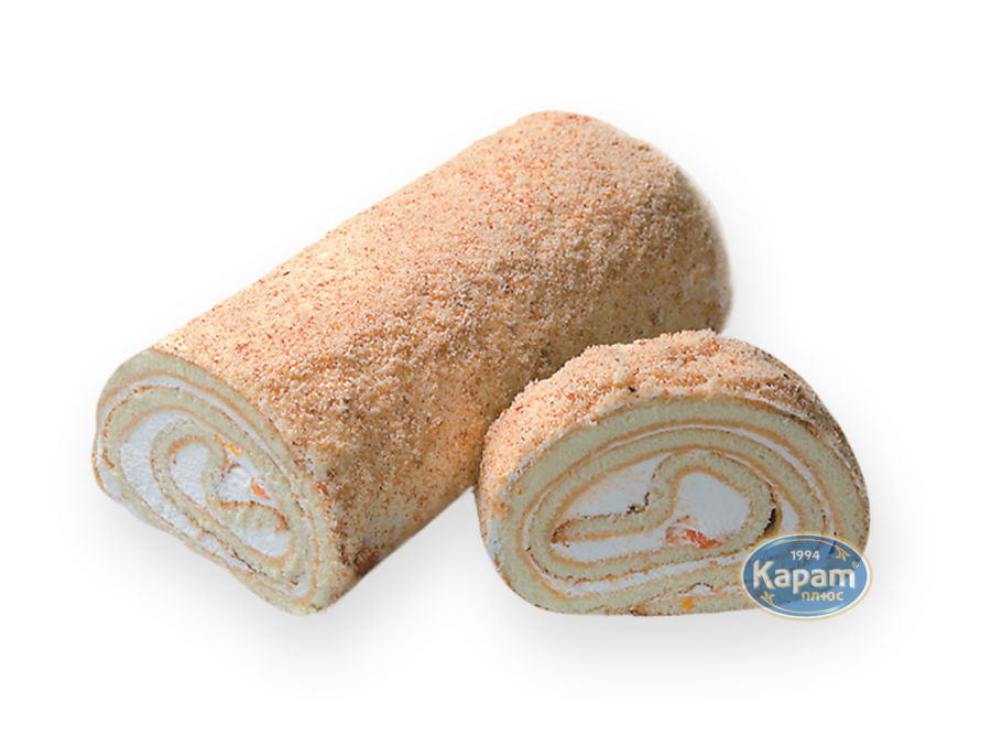 Новогодний рулет бисквитный