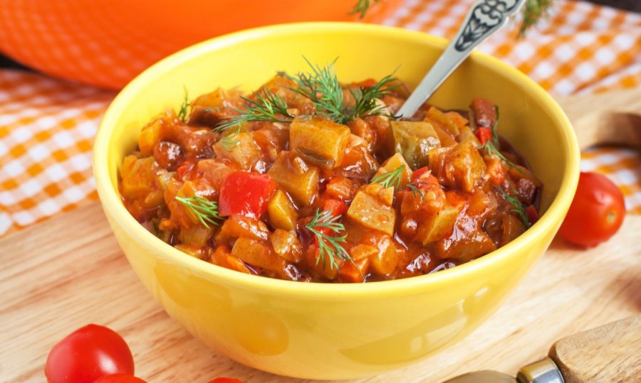 Овощное рагу в больнице