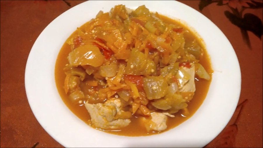 Аджапсандал. Овощное рагу