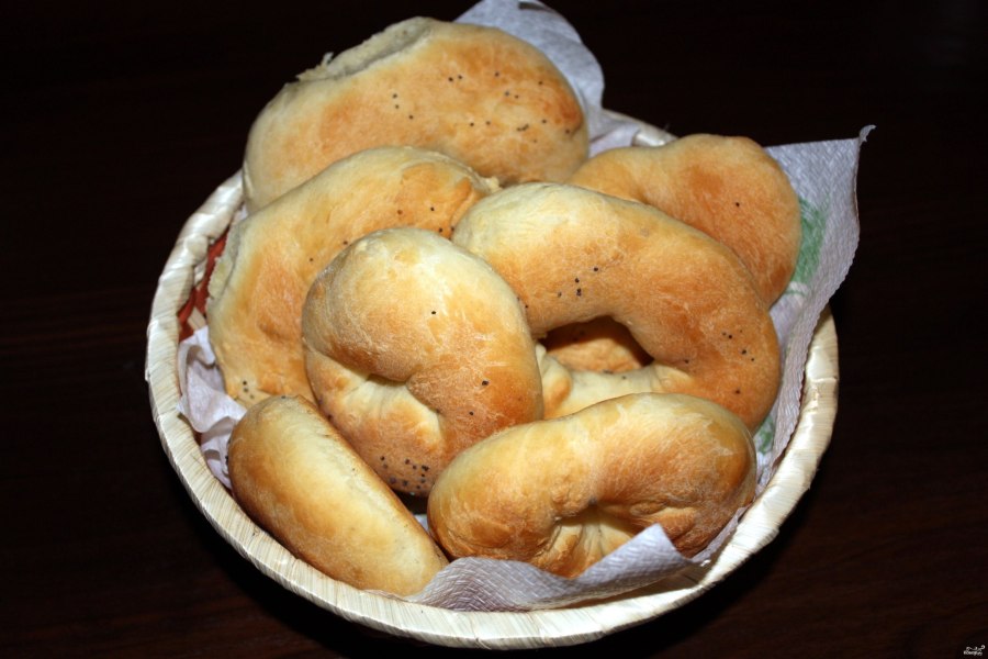 Калачи на сметане в духовке