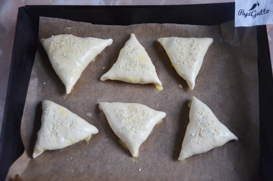 Самса с курицей и картошкой