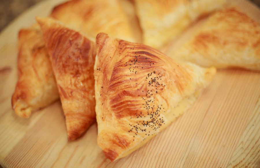 Самса из дрожжевого теста