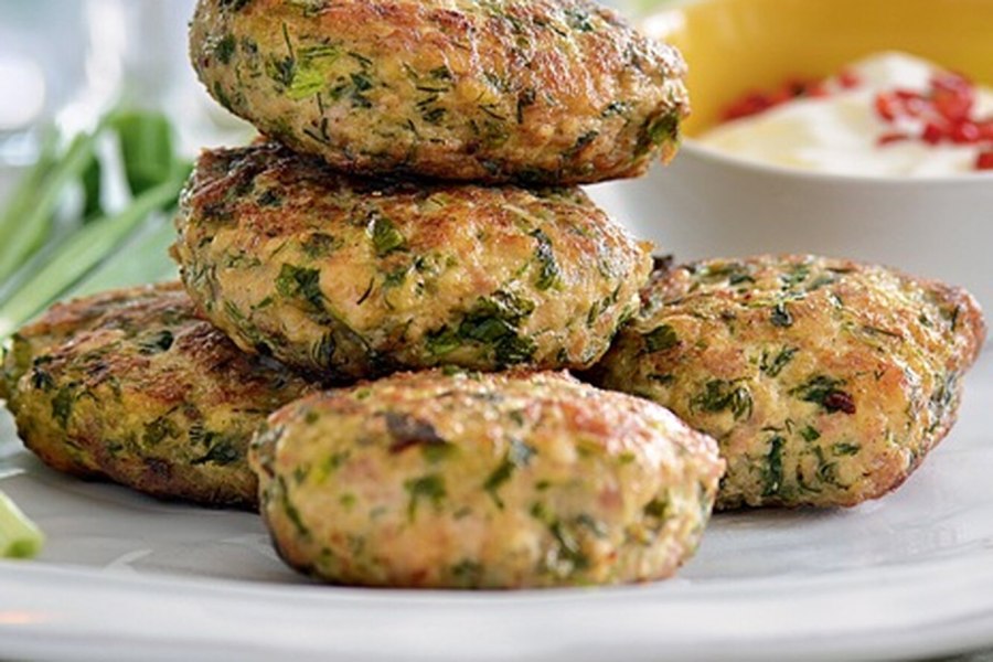 Куриные котлеты с овощами