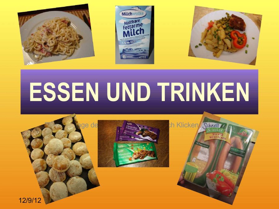 Картинка Essen und Trinken