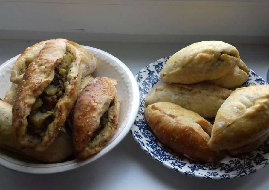 Пирожки с картошкой и яйцом